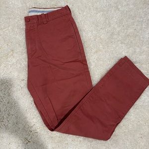 Men's JCrew pants "Nantucket red" size W32 L32